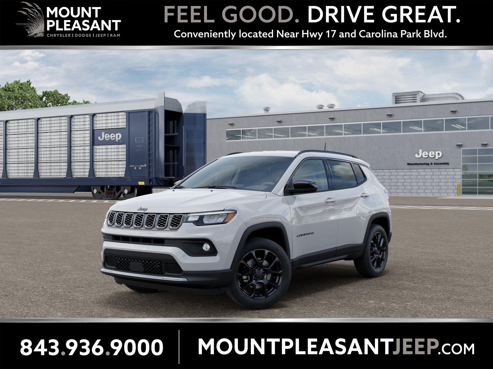 PW7 Bright White Clear Coat 2026 Jeep Compass SUV / Crossover 8-Speed Automatic