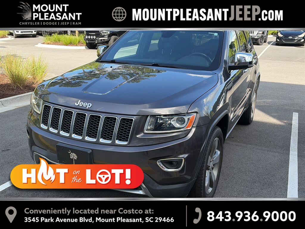 Gray (Granite Crystal Metallic Clearcoat) 2016 Jeep Grand Cherokee SUV / Crossover Four-Wheel Drive 8-Speed Automatic