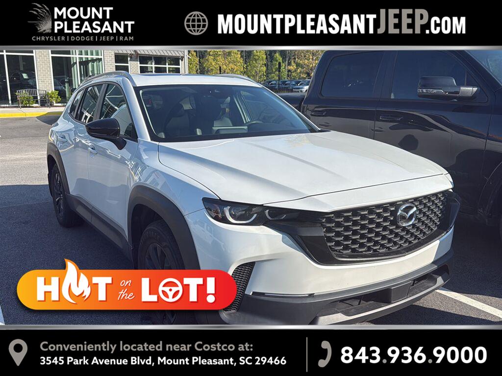 White (Wind Chill Pearl) 2024 Mazda CX-50 SUV / Crossover All-Wheel Drive Automatic