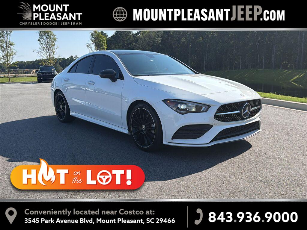 Polar White 2023 Mercedes-Benz CLA Coupe Front-Wheel Drive Automatic