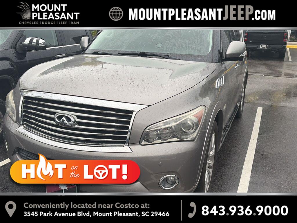 Gray (Platinum Graphite) 2012 INFINITI QX56 SUV / Crossover Four-Wheel Drive Automatic