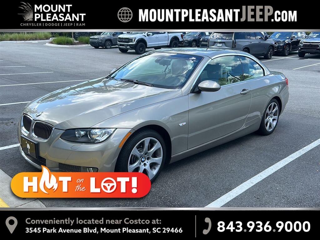 Gray (Platinum Bronze Metallic) 2008 BMW 3 Series Convertible Rear-Wheel Drive 6-Speed Manual