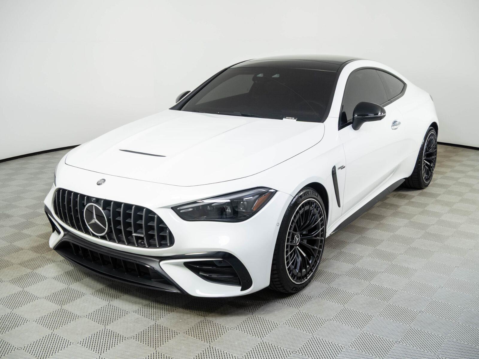 MANUFAKTUR Moonlight White Metallic 2024 Mercedes-Benz CLE Coupe All-Wheel Drive Automatic