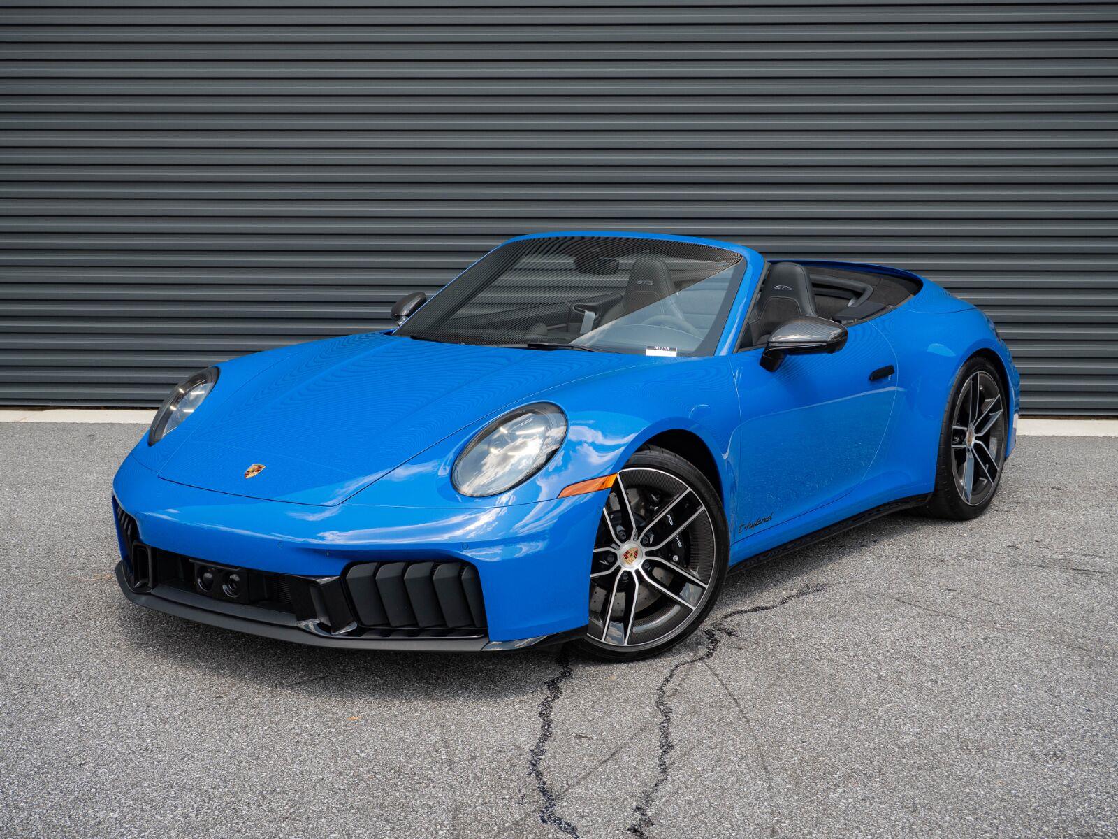 Lugano Blue 2025 Porsche 911 Convertible Rear-Wheel Drive Automatic