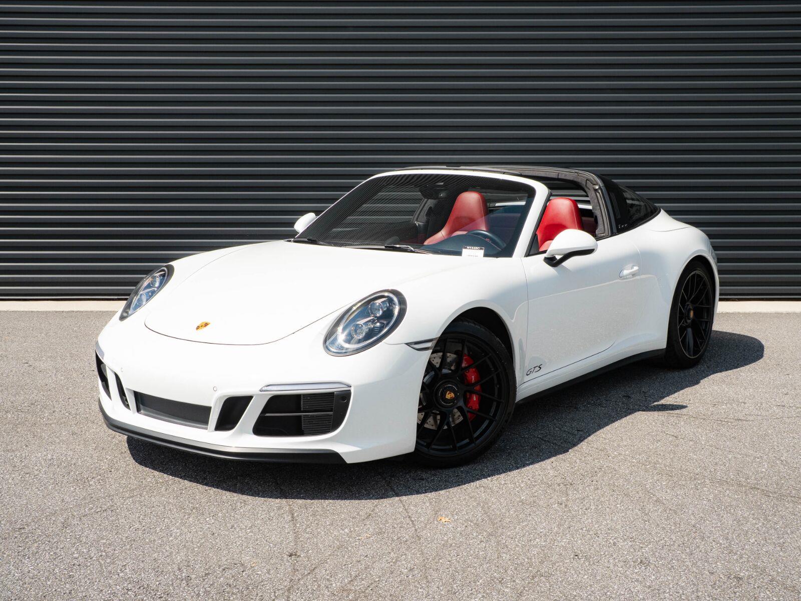 White 2019 Porsche 911 Convertible All-Wheel Drive 7-Speed Manual