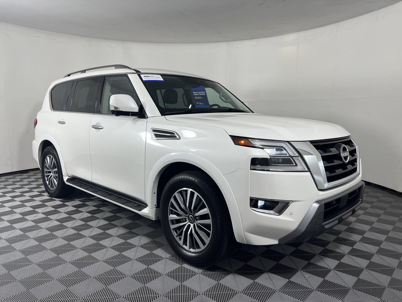 Aspen White Tricoat 2023 Nissan Armada SUV / Crossover Four-Wheel Drive Automatic