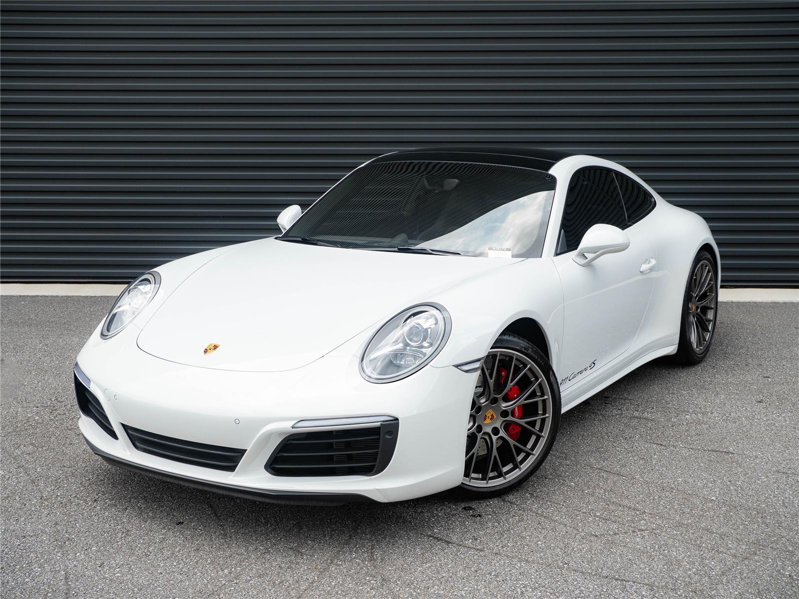 Guards Red 2017 Porsche 911 Coupe All-Wheel Drive 7-Speed Manual