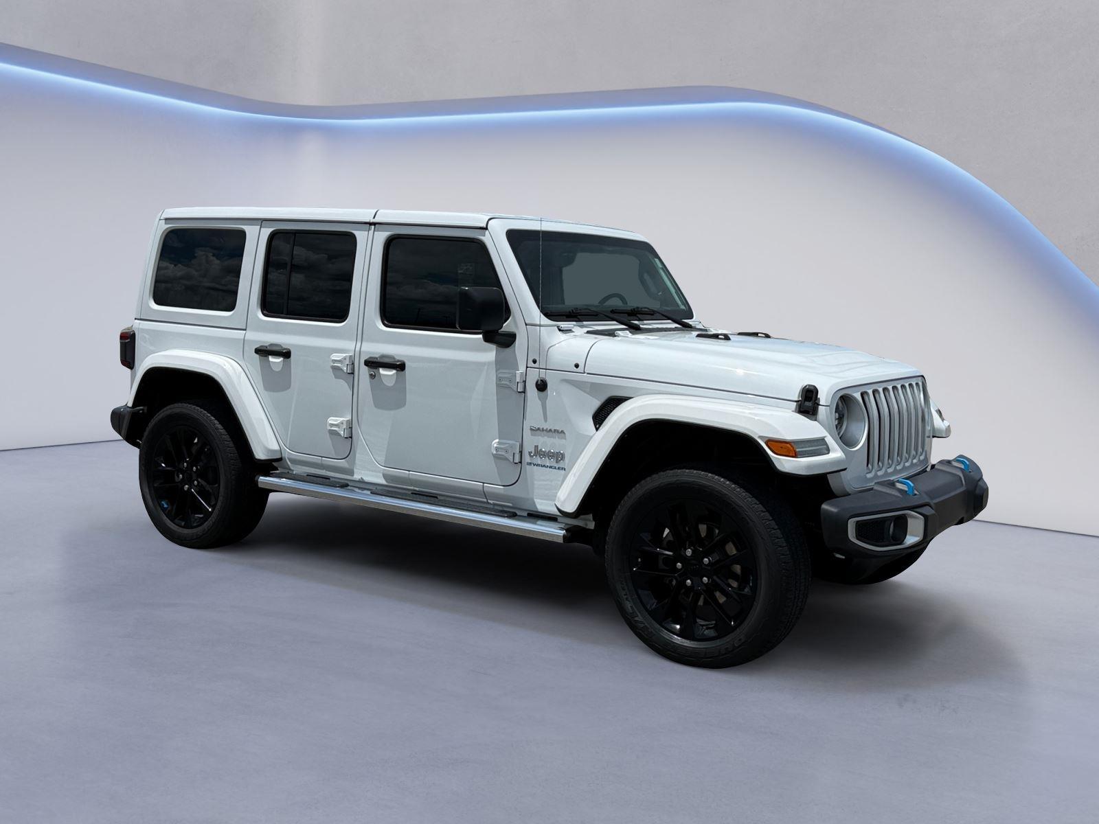 Bright White Clearcoat 2023 Jeep Wrangler 4xe SUV / Crossover Four-Wheel Drive 8-Speed Automatic