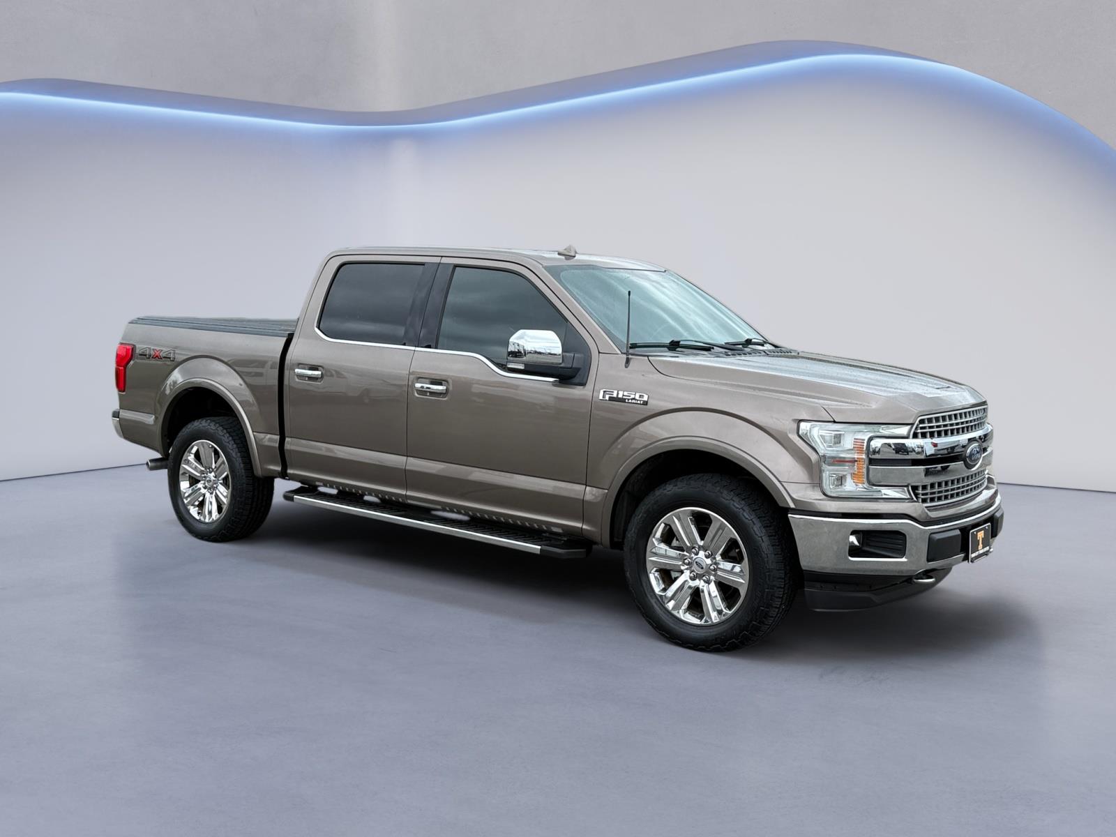 Stone Gray 2018 Ford F-150 Pickup Truck Four-Wheel Drive Automatic