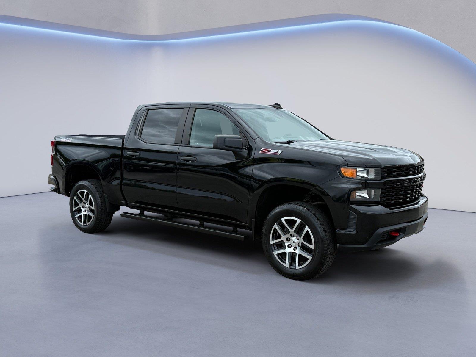 Black 2020 Chevrolet Silverado 1500 Pickup Truck Four-Wheel Drive 6-Speed Automatic