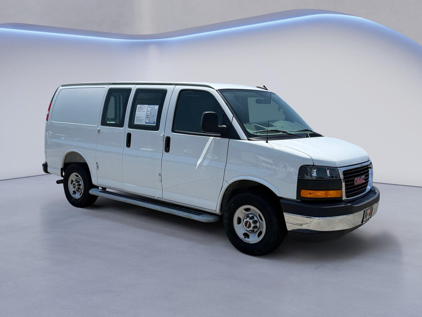 Summit White 2025 GMC Savana Cargo Van Rear-Wheel Drive 8-Speed Automatic