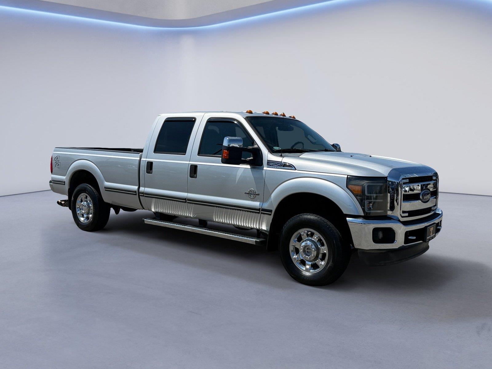Ingot Silver Metallic 2012 Ford F-250 Super Duty Pickup Truck Four-Wheel Drive 6-Speed Automatic