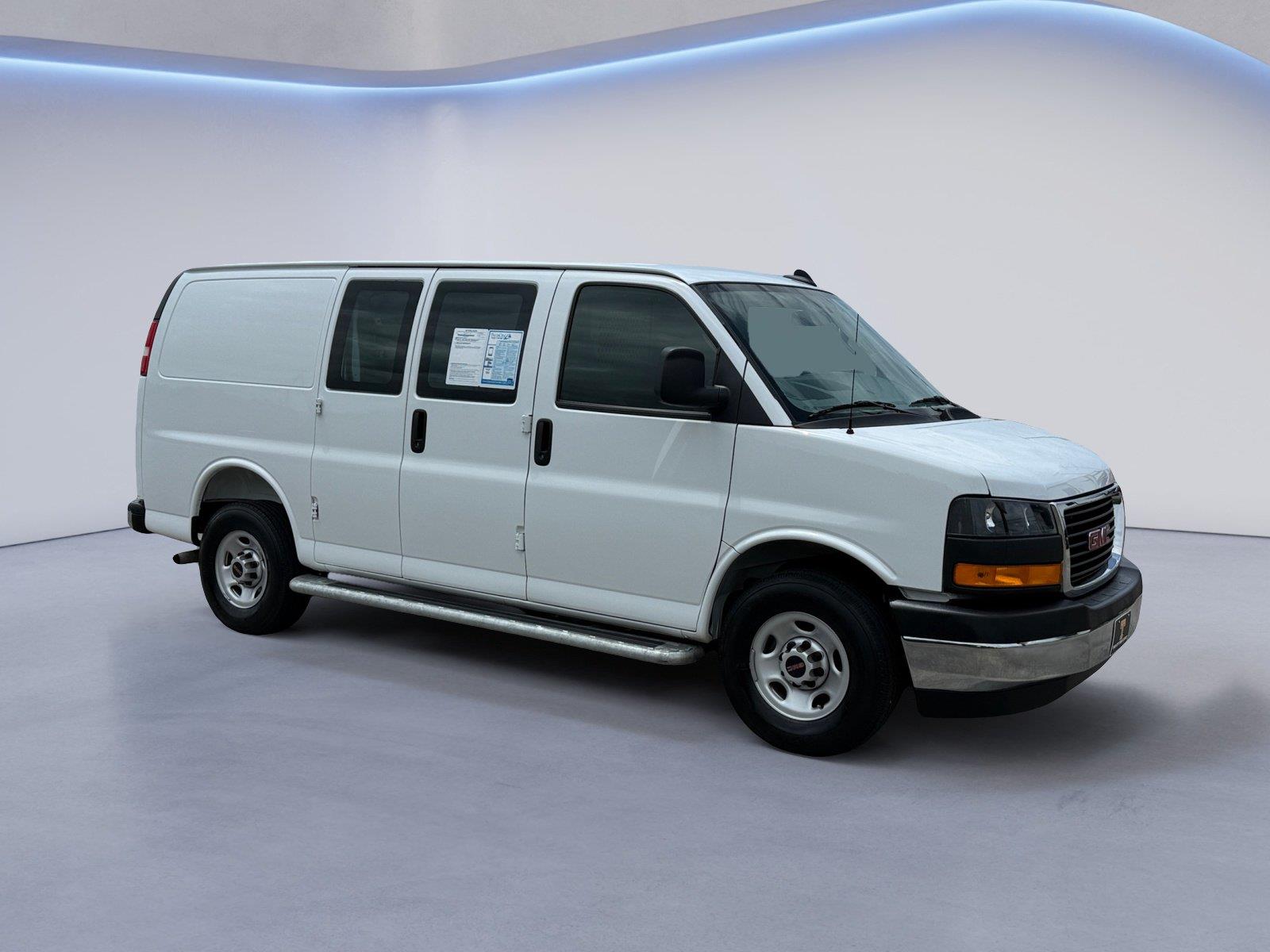 Summit White 2025 GMC Savana Cargo Van Rear-Wheel Drive 8-Speed Automatic