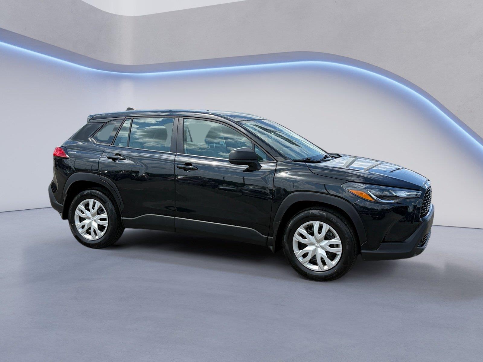 Jet Black 2025 Toyota Corolla Cross SUV / Crossover Front-Wheel Drive Continuously Variable Transmission