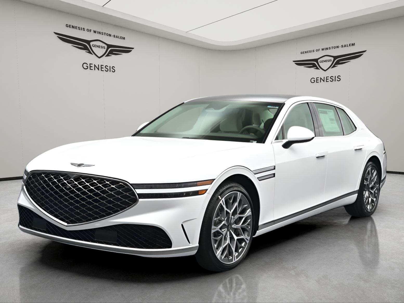Uyuni White 2026 Genesis G90 3.5T e-Supercharger AWD Sedan All-Wheel Drive Automatic
