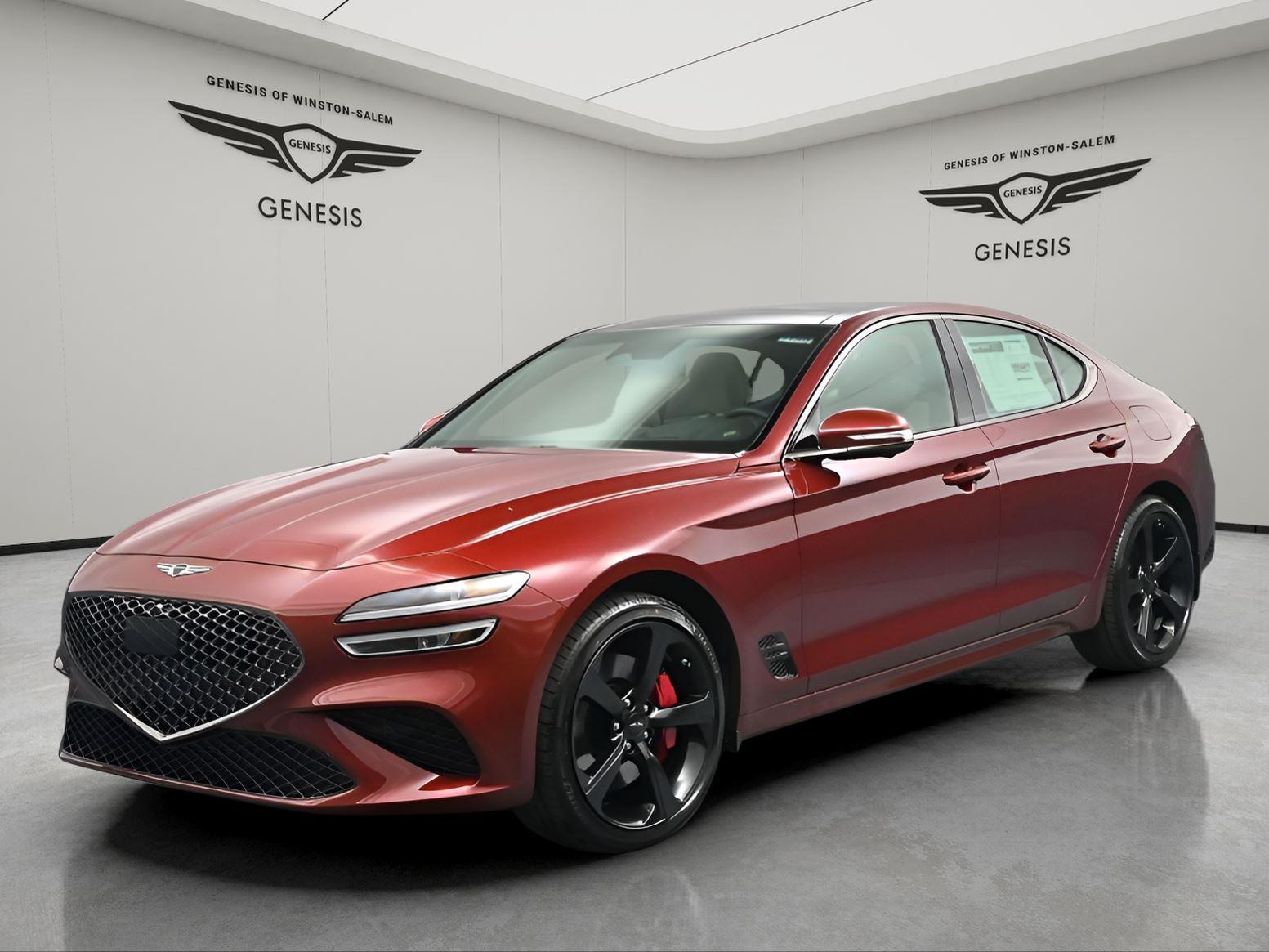 Cavendish Red 2026 Genesis G70 3.3T Sport Prestige AWD Sedan All-Wheel Drive Automatic