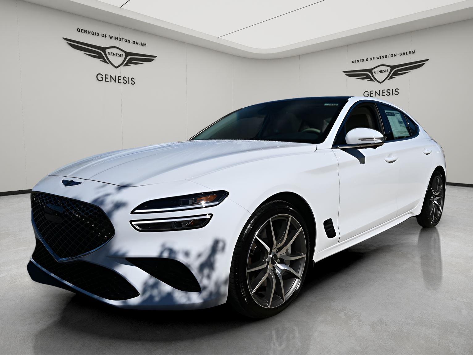 Alta White 2026 Genesis G70 2.5T Prestige RWD Sedan Rear-Wheel Drive Automatic