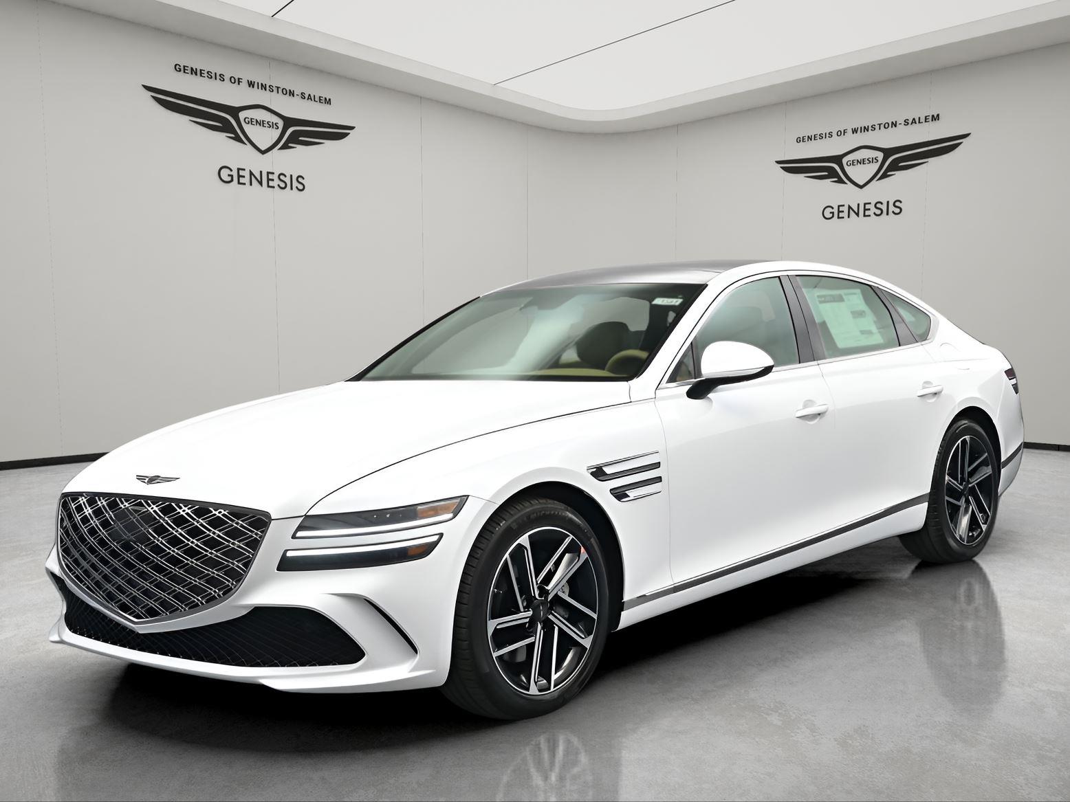 Uyuni White 2026 Genesis G80 2.5T Advanced AWD Sedan All-Wheel Drive Automatic