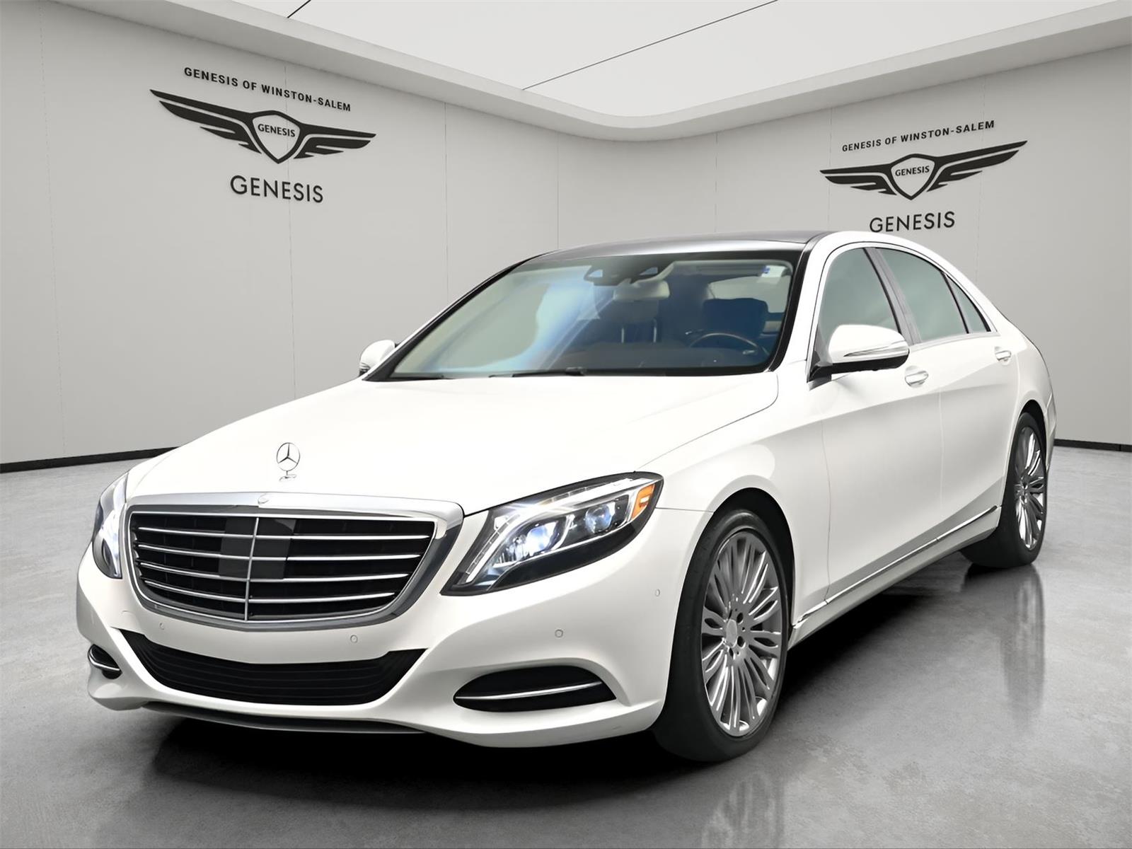 designo Diamond White 2016 Mercedes-Benz S-Class S 550 Sedan Rear-Wheel Drive Automatic