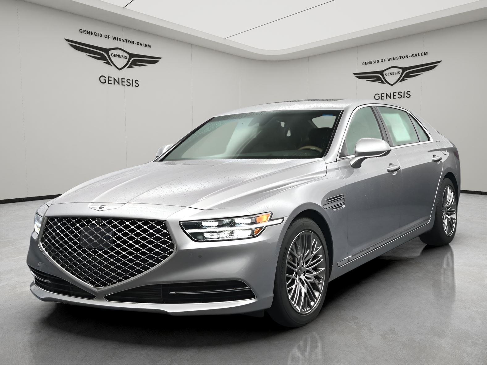 Savile Silver 2021 Genesis G90 3.3T Premium RWD Sedan Rear-Wheel Drive Automatic