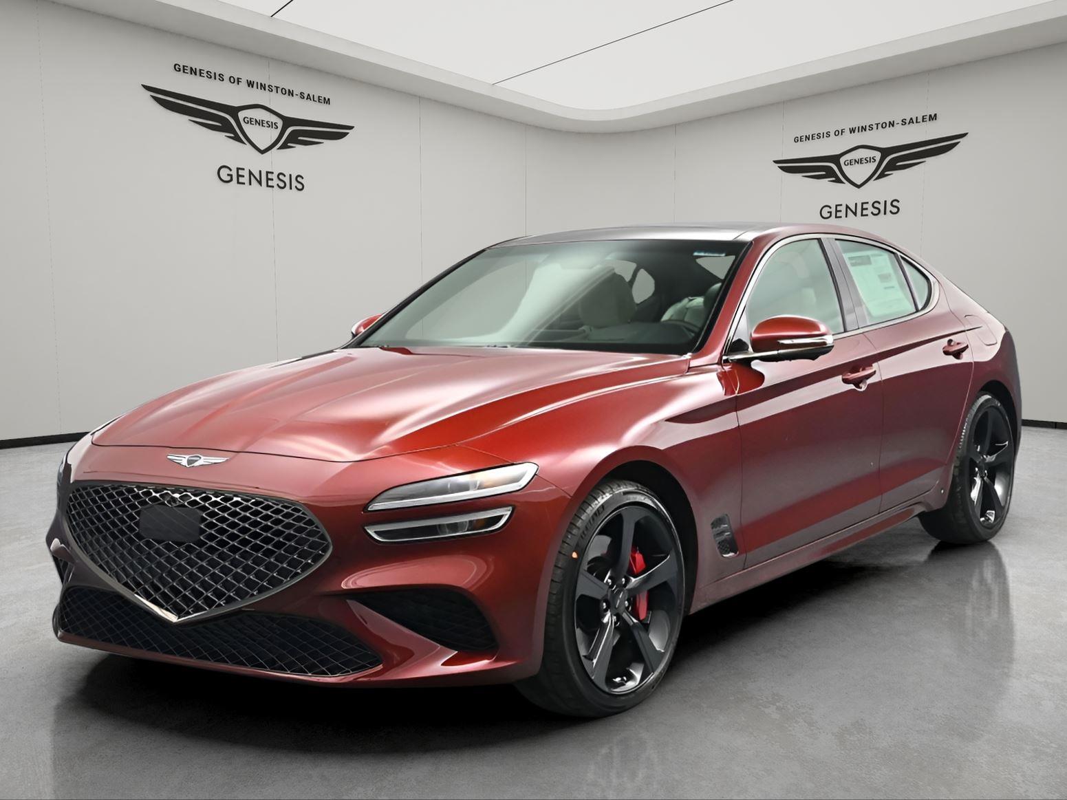 Cavendish Red 2026 Genesis G70 3.3T Sport Prestige AWD Sedan All-Wheel Drive Automatic