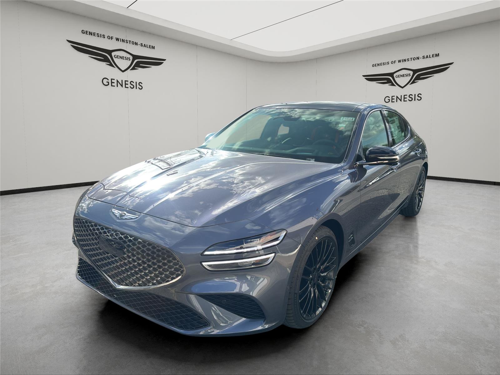 Ceres Blue 2026 Genesis G70 3.3T Prestige Graphite AWD Sedan All-Wheel Drive Automatic