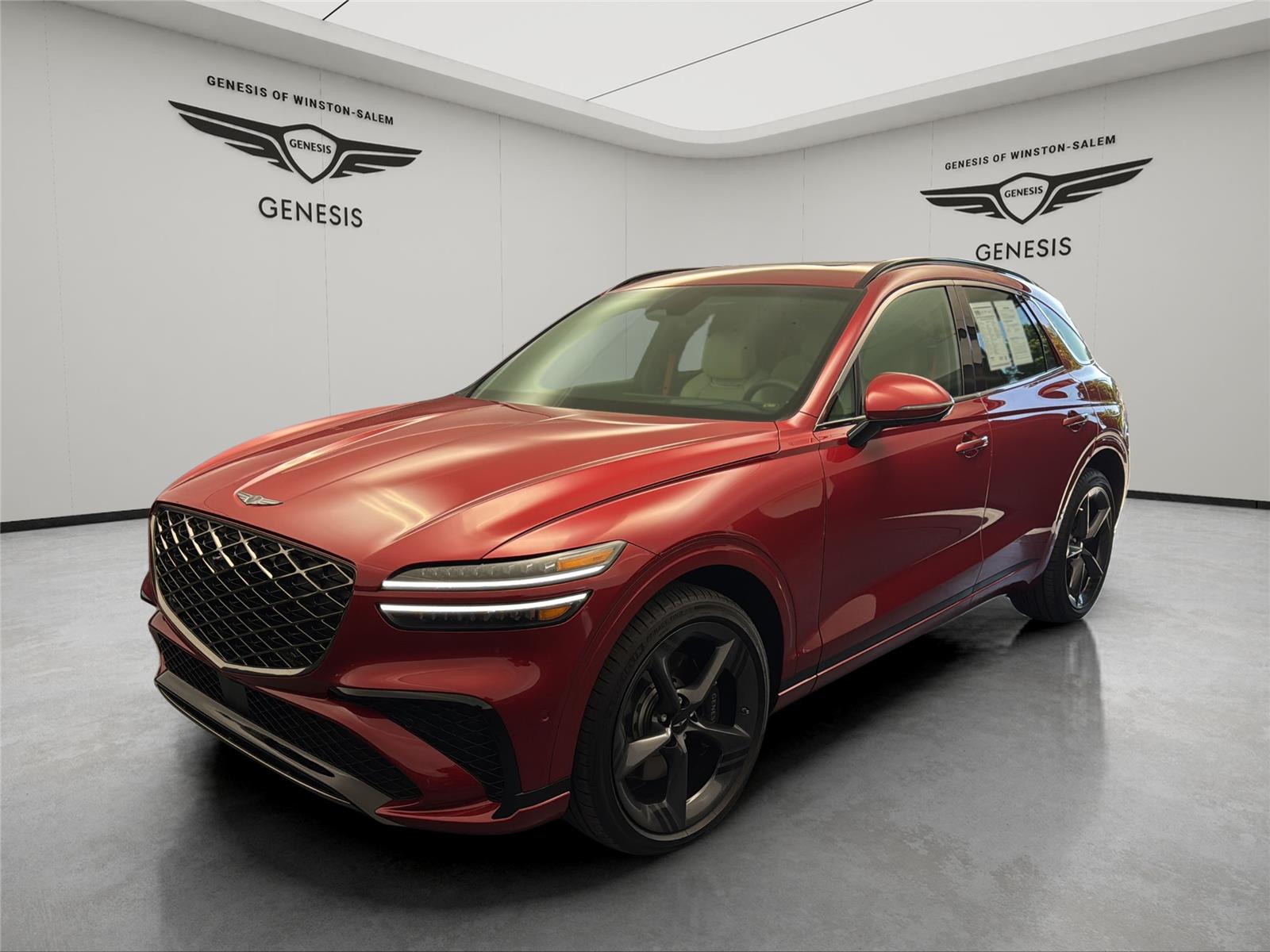 Mauna Red 2026 Genesis GV70 3.5T Sport Prestige AWD SUV / Crossover All-Wheel Drive Automatic
