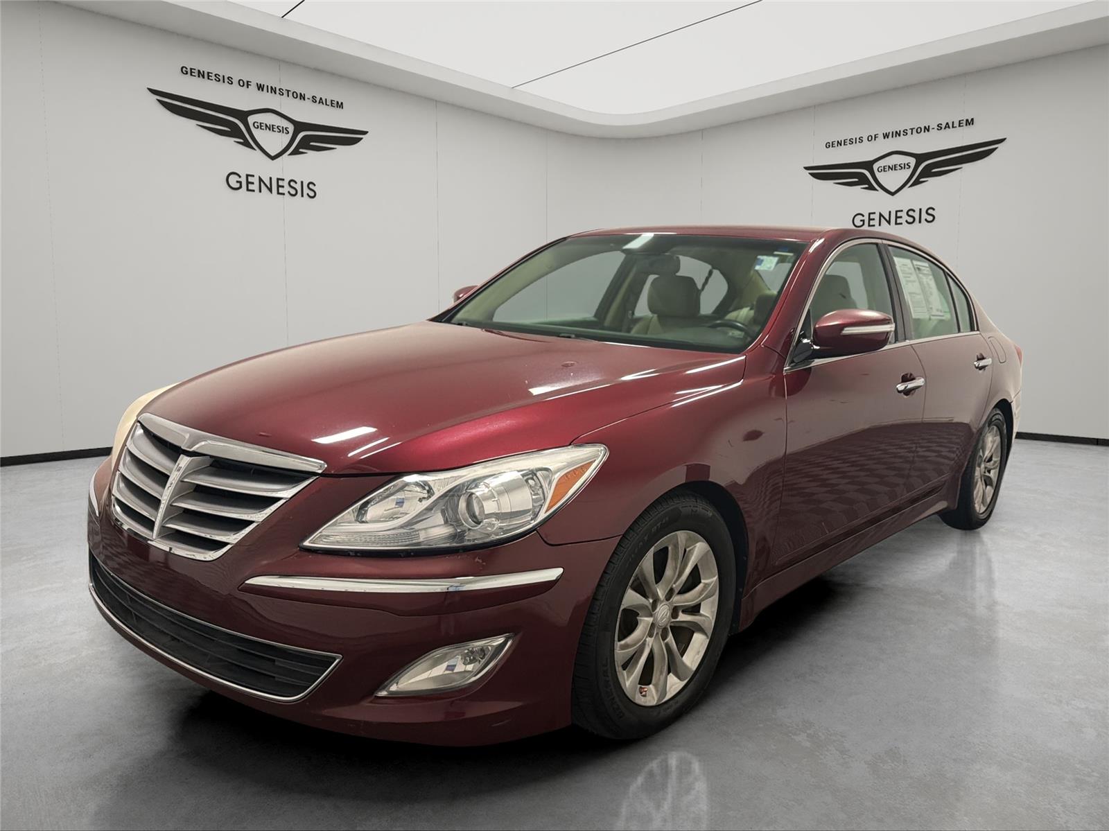 Cabernet Red Pearl 2013 Hyundai Genesis 3.8 RWD Sedan Rear-Wheel Drive Automatic