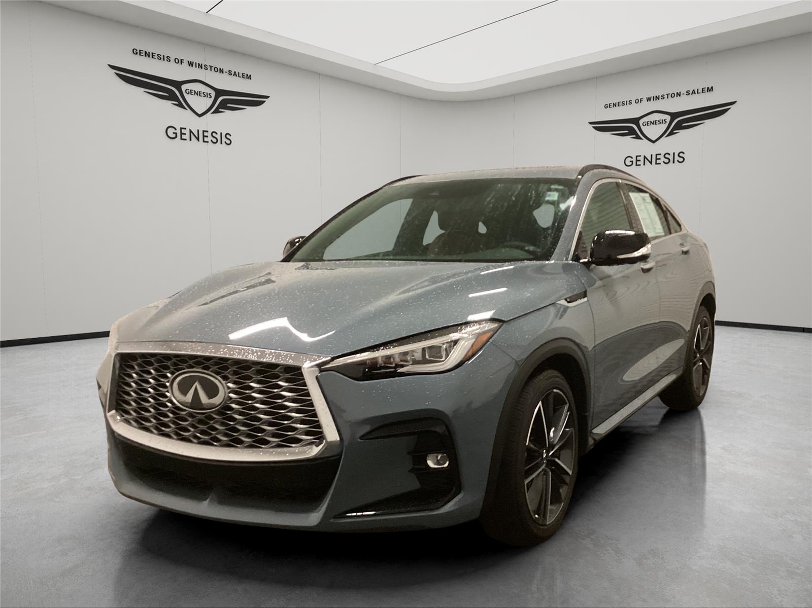 Slate Gray 2023 INFINITI QX55 SUV / Crossover All-Wheel Drive Continuously Variable Transmission