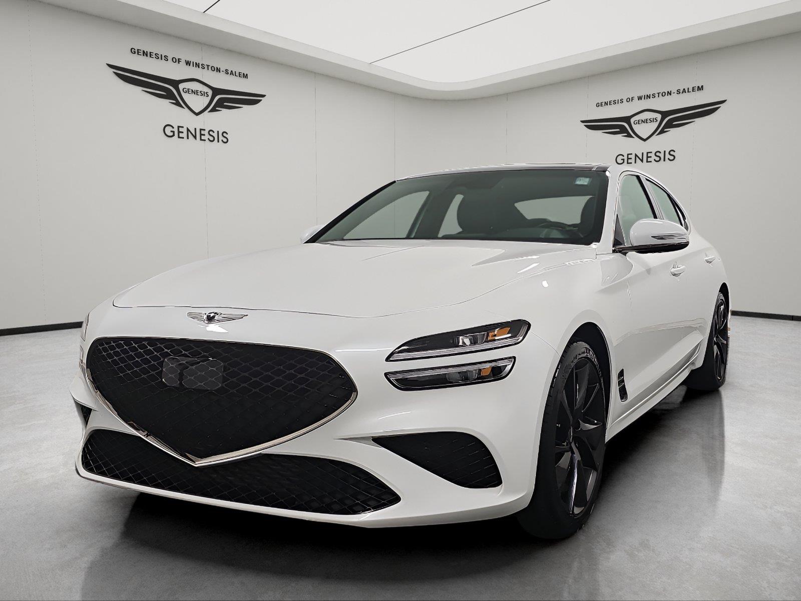 Uyuni White 2022 Genesis G70 Sedan Rear-Wheel Drive Automatic