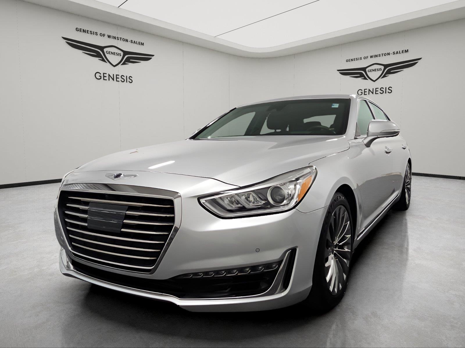 Santiago Silver 2019 Genesis G90 Sedan Rear-Wheel Drive Automatic