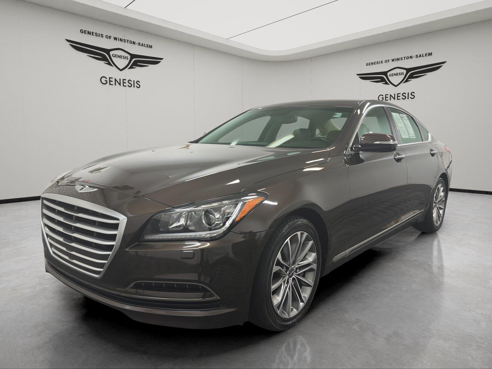 Manhattan Brown 2015 Hyundai Genesis Sedan Rear-Wheel Drive Automatic