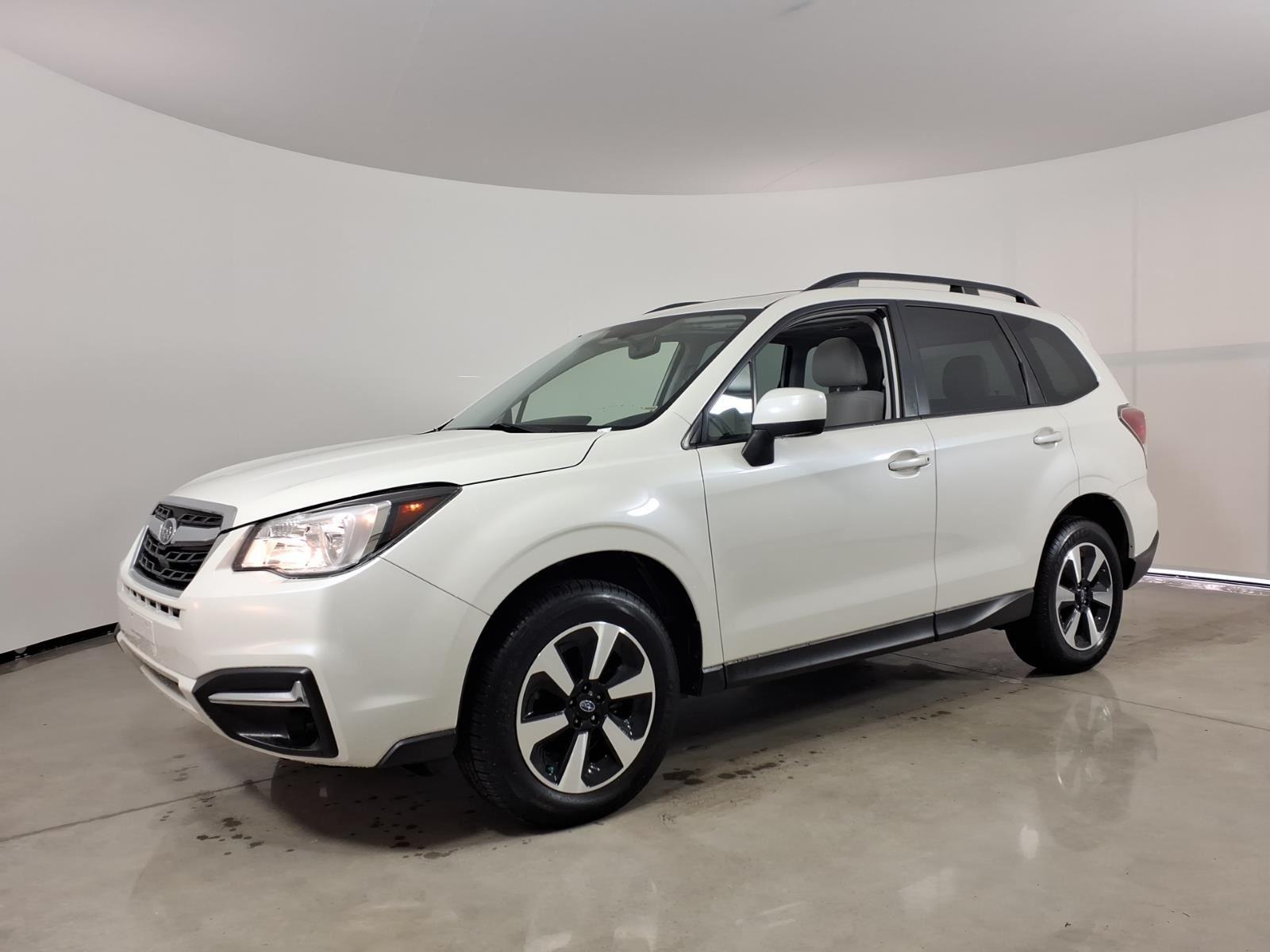 Crystal White Pearl 2018 Subaru Forester 2.5i Premium SUV / Crossover All-Wheel Drive Continuously Variable Transmission