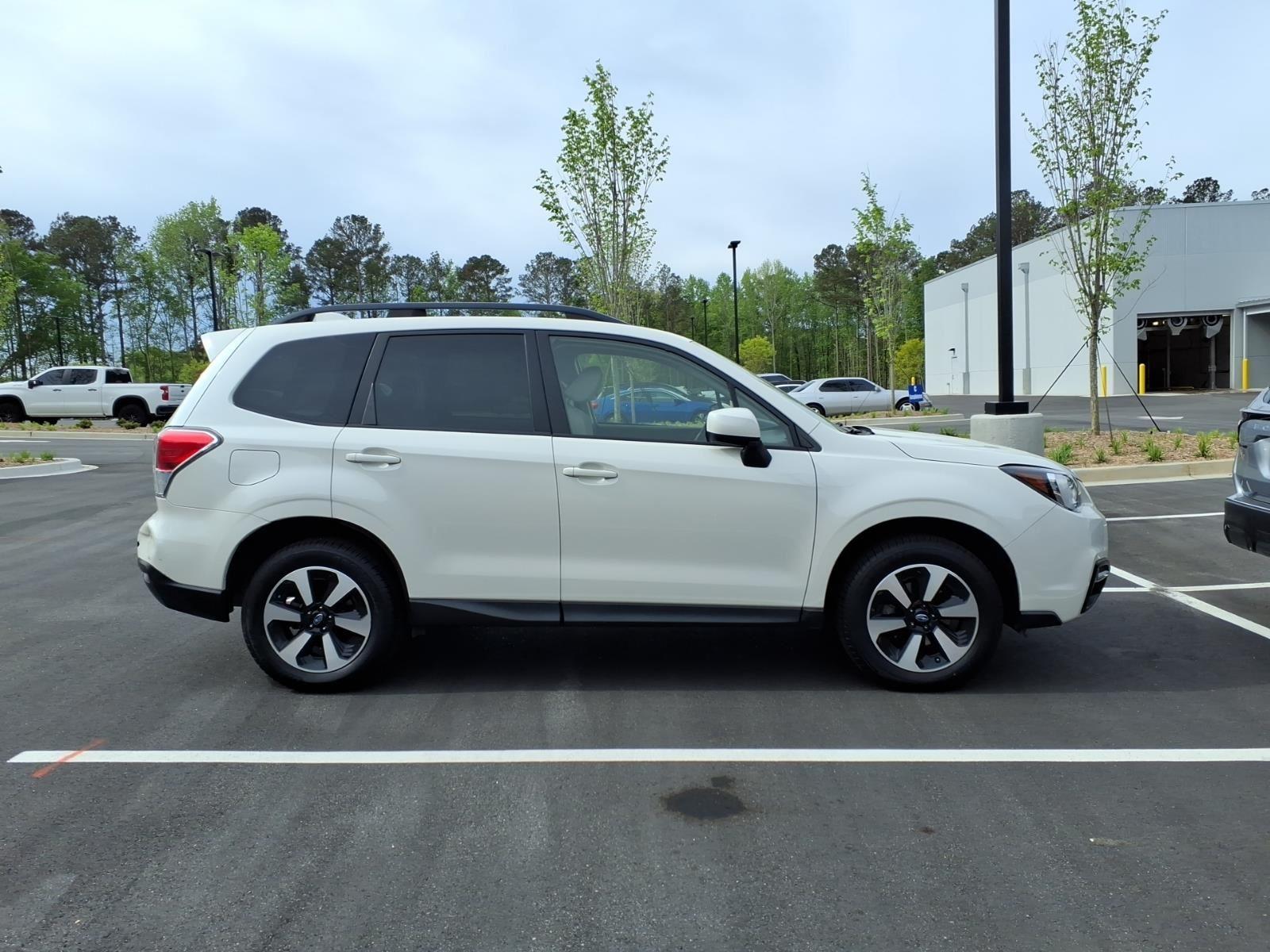 Crystal White Pearl 2018 Subaru Forester 2.5i Premium SUV / Crossover All-Wheel Drive Continuously Variable Transmission