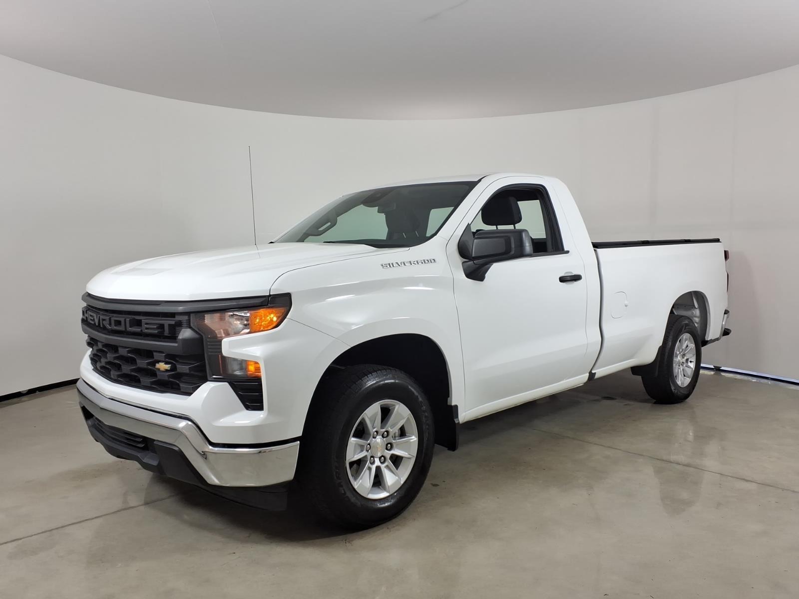 Summit White 2023 Chevrolet Silverado 1500 Work Truck Regular Cab LB RWD Pickup Truck 4X2 Automatic