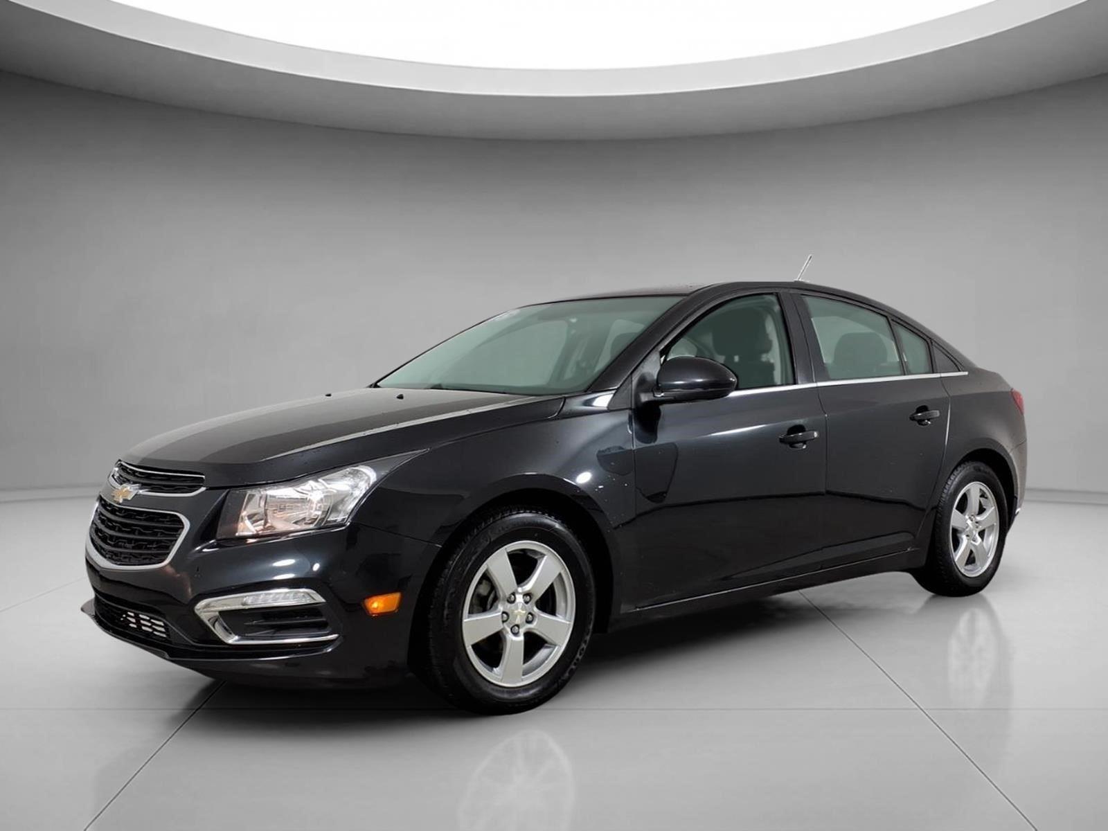 Black Granite Metallic 2015 Chevrolet Cruze 1LT Sedan FWD Sedan Front-Wheel Drive 6-Speed Automatic Overdrive