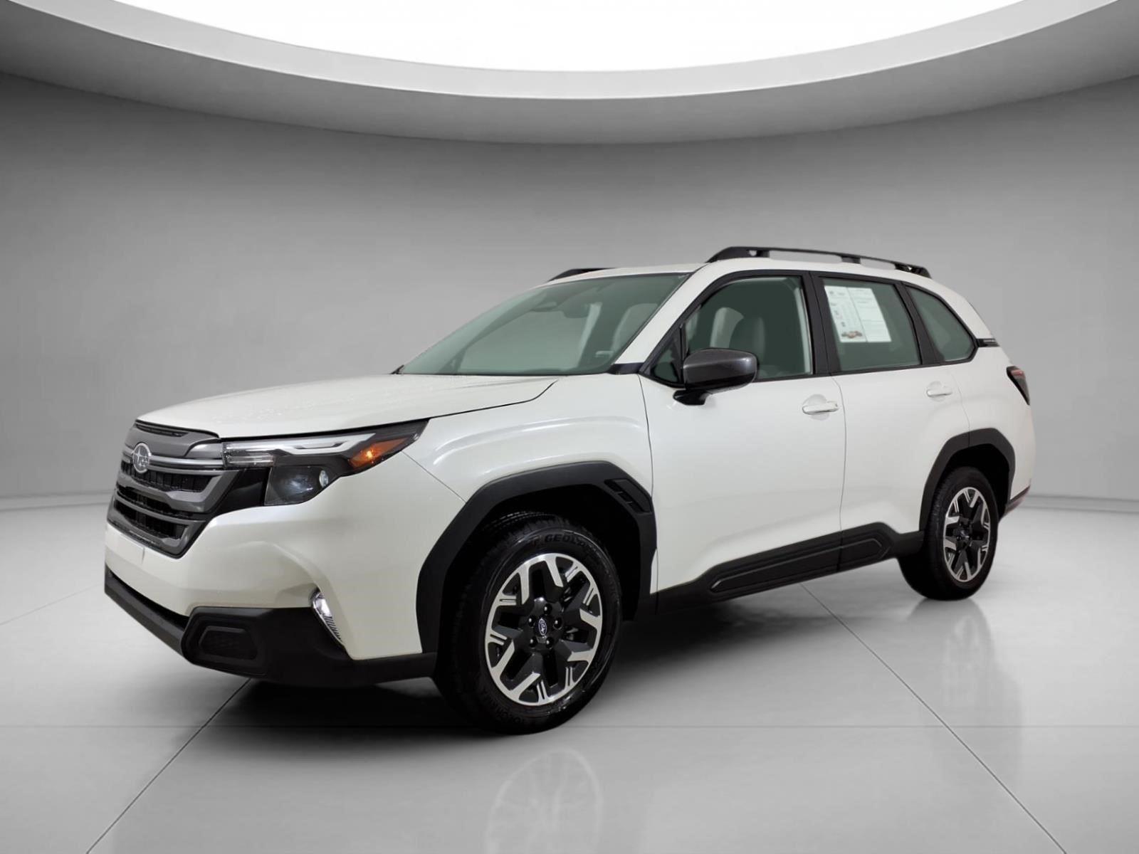 Crystal White Pearl 2026 Subaru Forester Crossover AWD SUV / Crossover All-Wheel Drive Continuously Variable Transmission