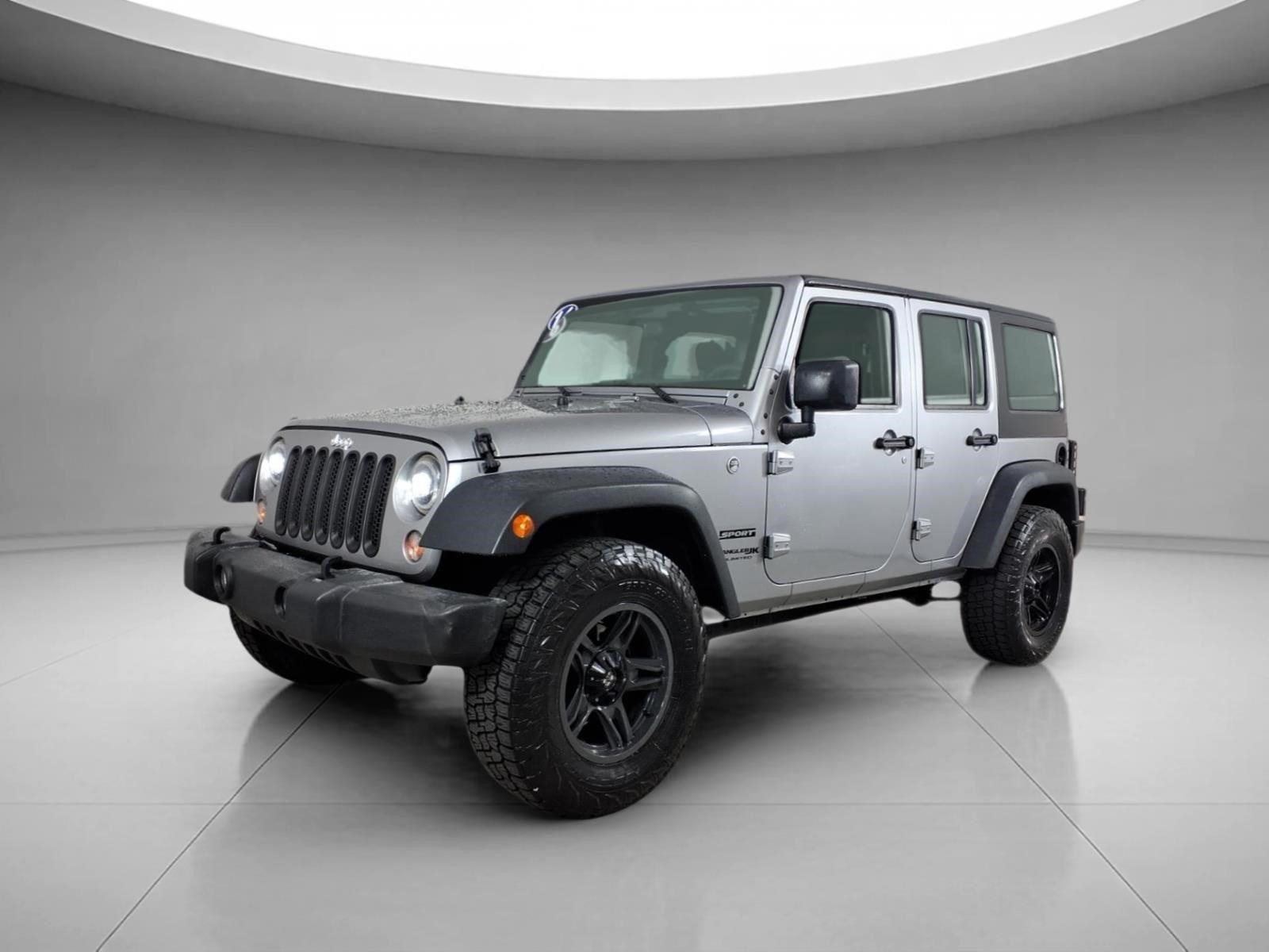 Billet Silver Metallic Clearcoat 2018 Jeep Wrangler JK Unlimited Sport 4WD SUV / Crossover Four-Wheel Drive 5-Speed Automatic