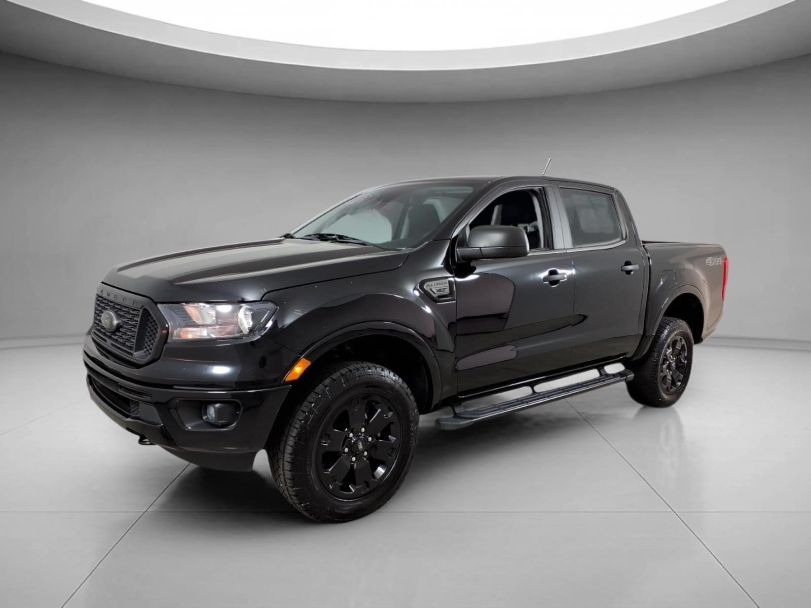 Shadow Black 2023 Ford Ranger XLT SuperCrew 4WD Pickup Truck Four-Wheel Drive Automatic
