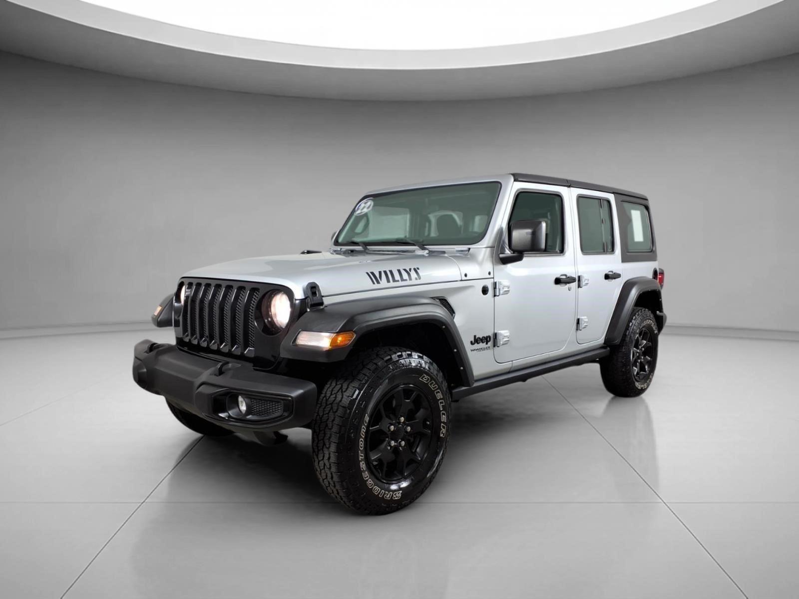 Silver Zynith Clearcoat 2022 Jeep Wrangler Unlimited Willys Sport 4WD SUV / Crossover Four-Wheel Drive 8-Speed Automatic