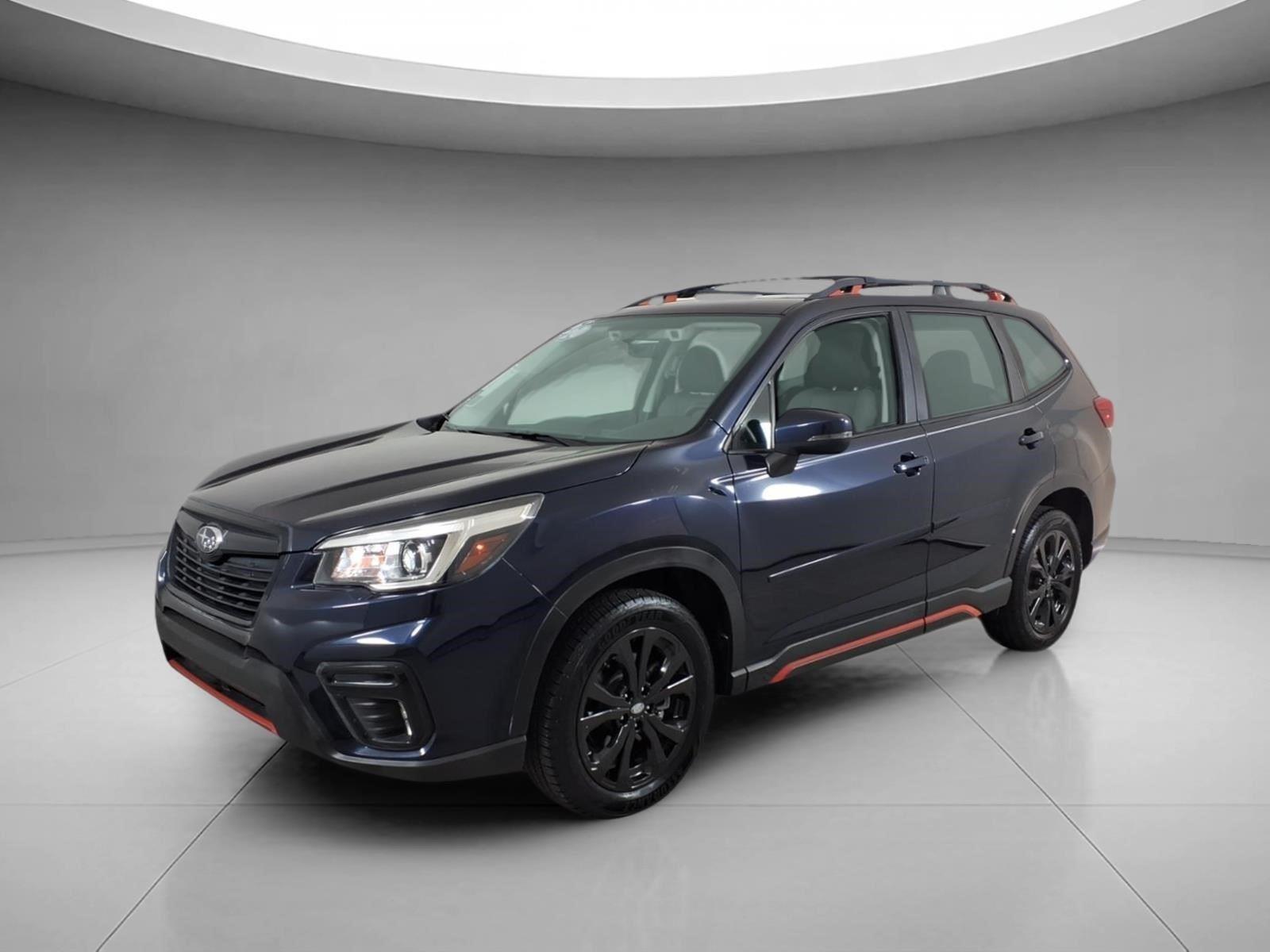 Dark Blue Pearl 2020 Subaru Forester SUV / Crossover All-Wheel Drive Continuously Variable Transmission