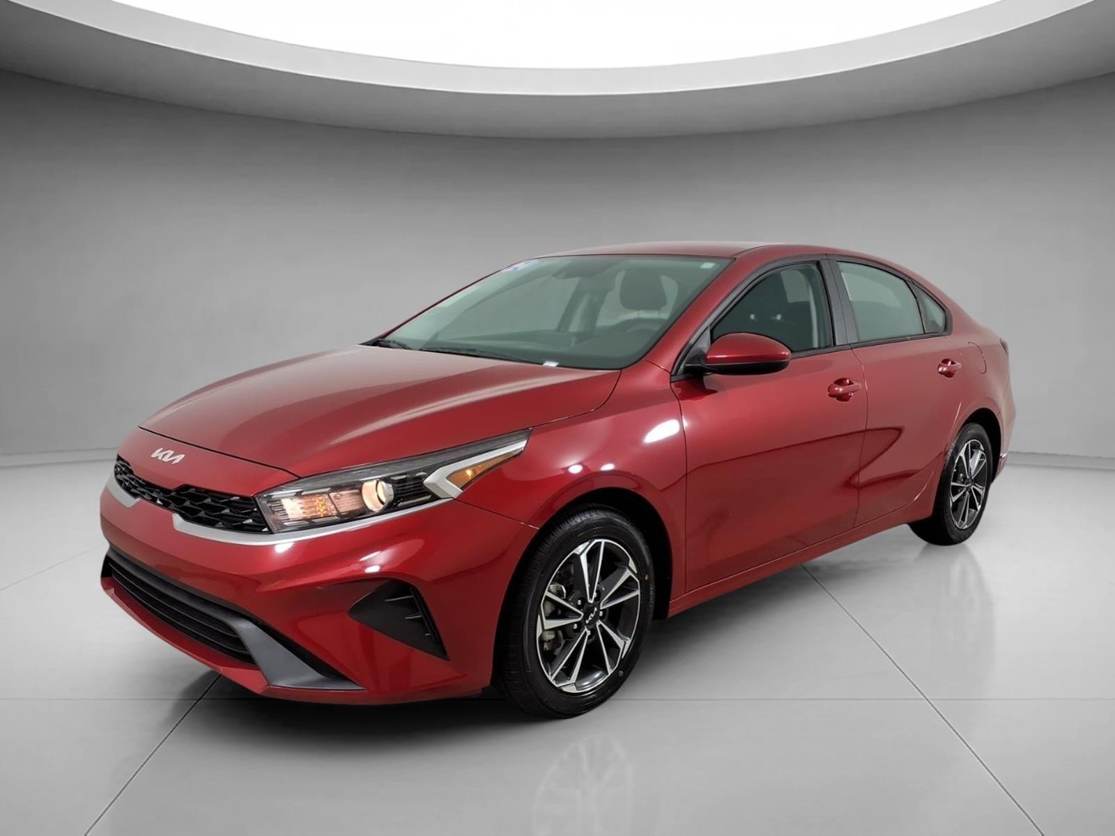 Currant Red 2024 Kia Forte Sedan Front-Wheel Drive Continuously Variable Transmission
