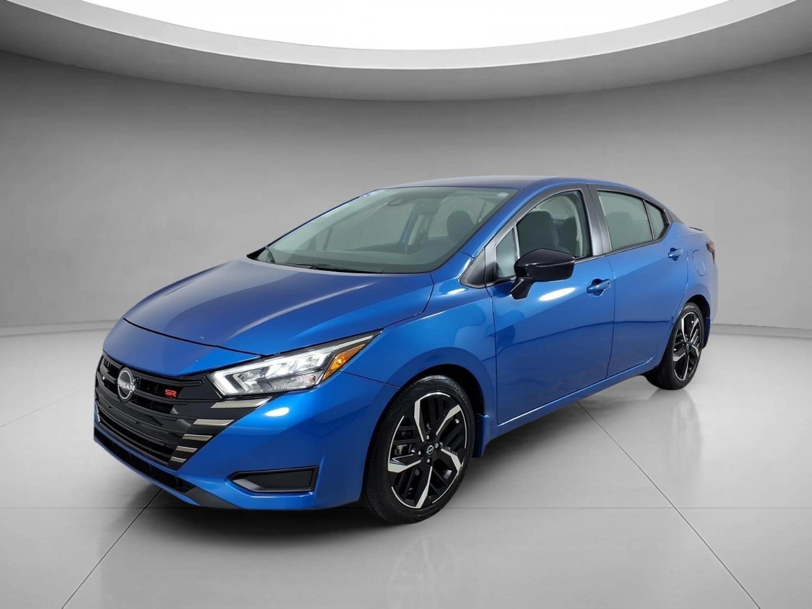 Electric Blue Metallic 2024 Nissan Versa Sedan Front-Wheel Drive Continuously Variable Transmission