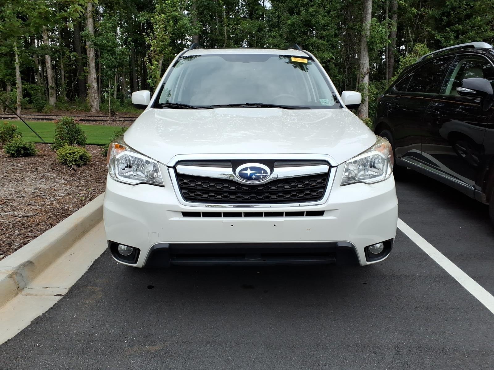 Satin White Pearl 2015 Subaru Forester SUV / Crossover All-Wheel Drive Continuously Variable Transmission