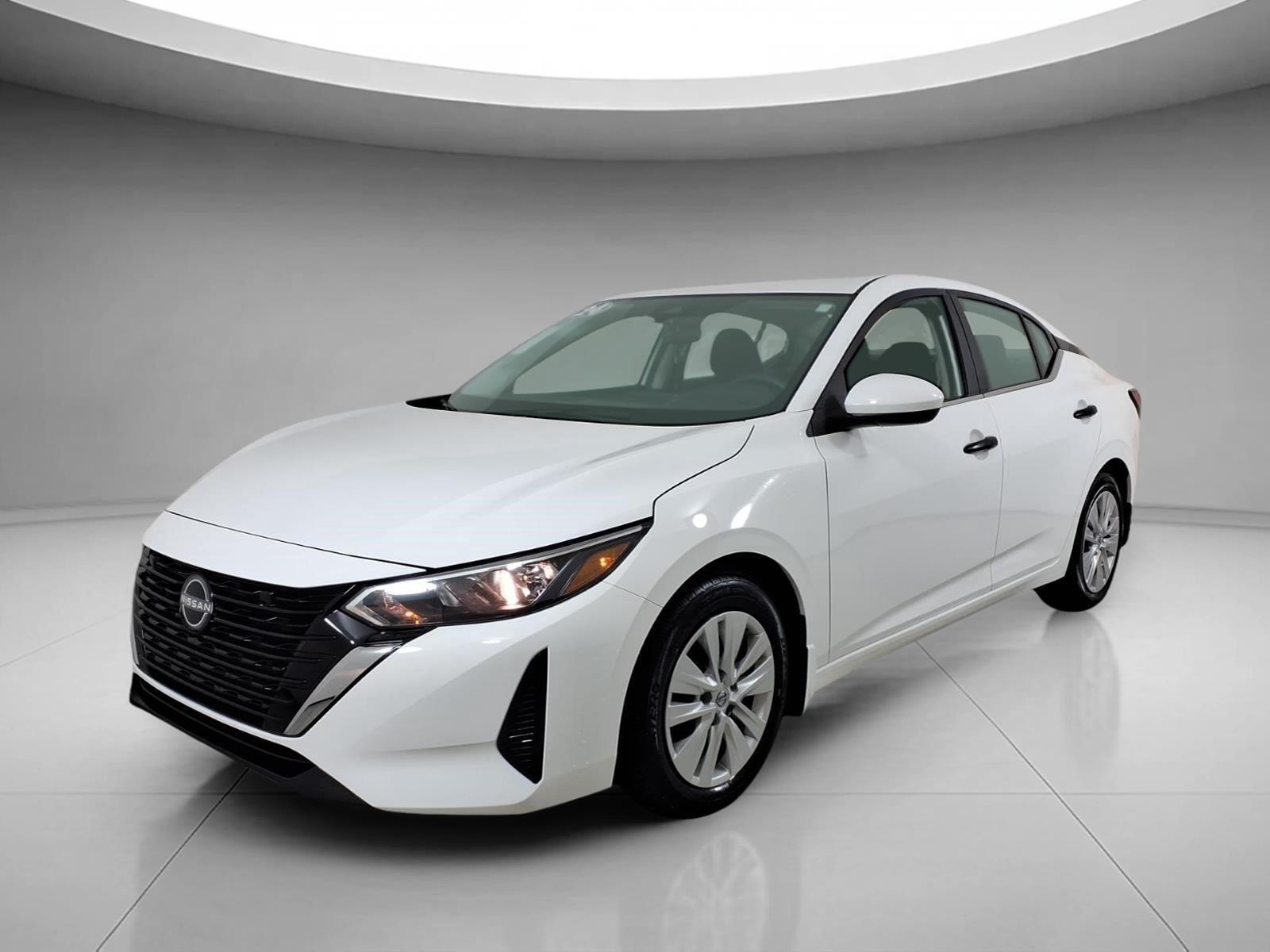 White (Fresh Powder) 2024 Nissan Sentra Sedan Front-Wheel Drive Continuously Variable Transmission