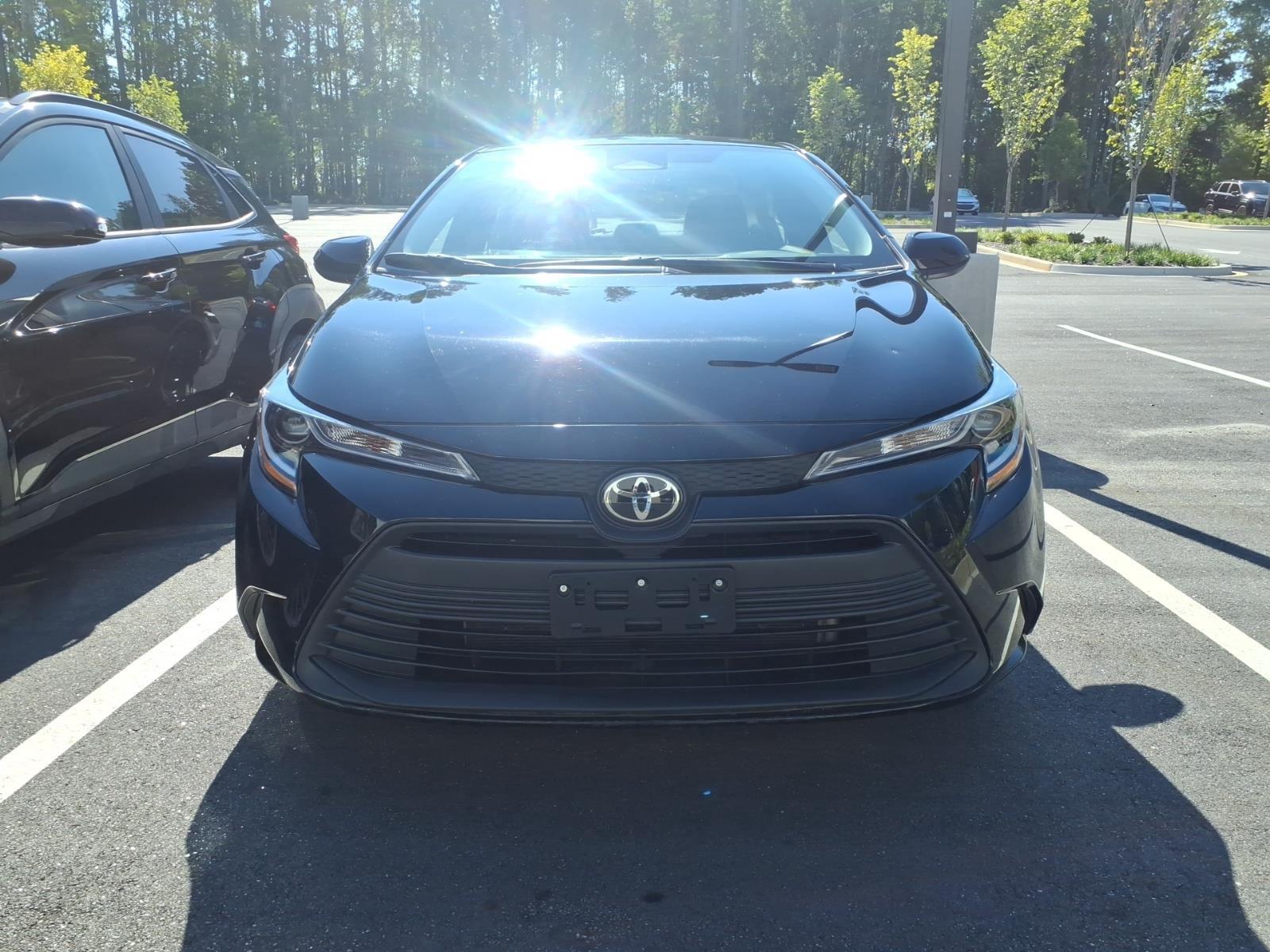 Midnight Black Metallic 2025 Toyota Corolla Sedan Front-Wheel Drive Continuously Variable Transmission