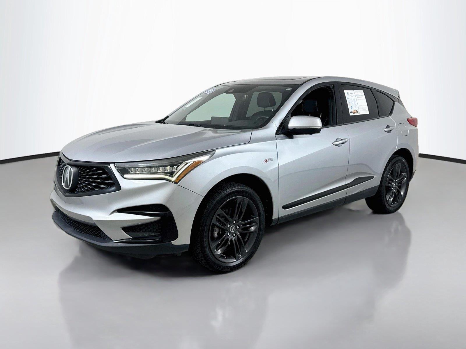 Lunar Silver Metallic 2021 Acura RDX SUV / Crossover Front-Wheel Drive Automatic