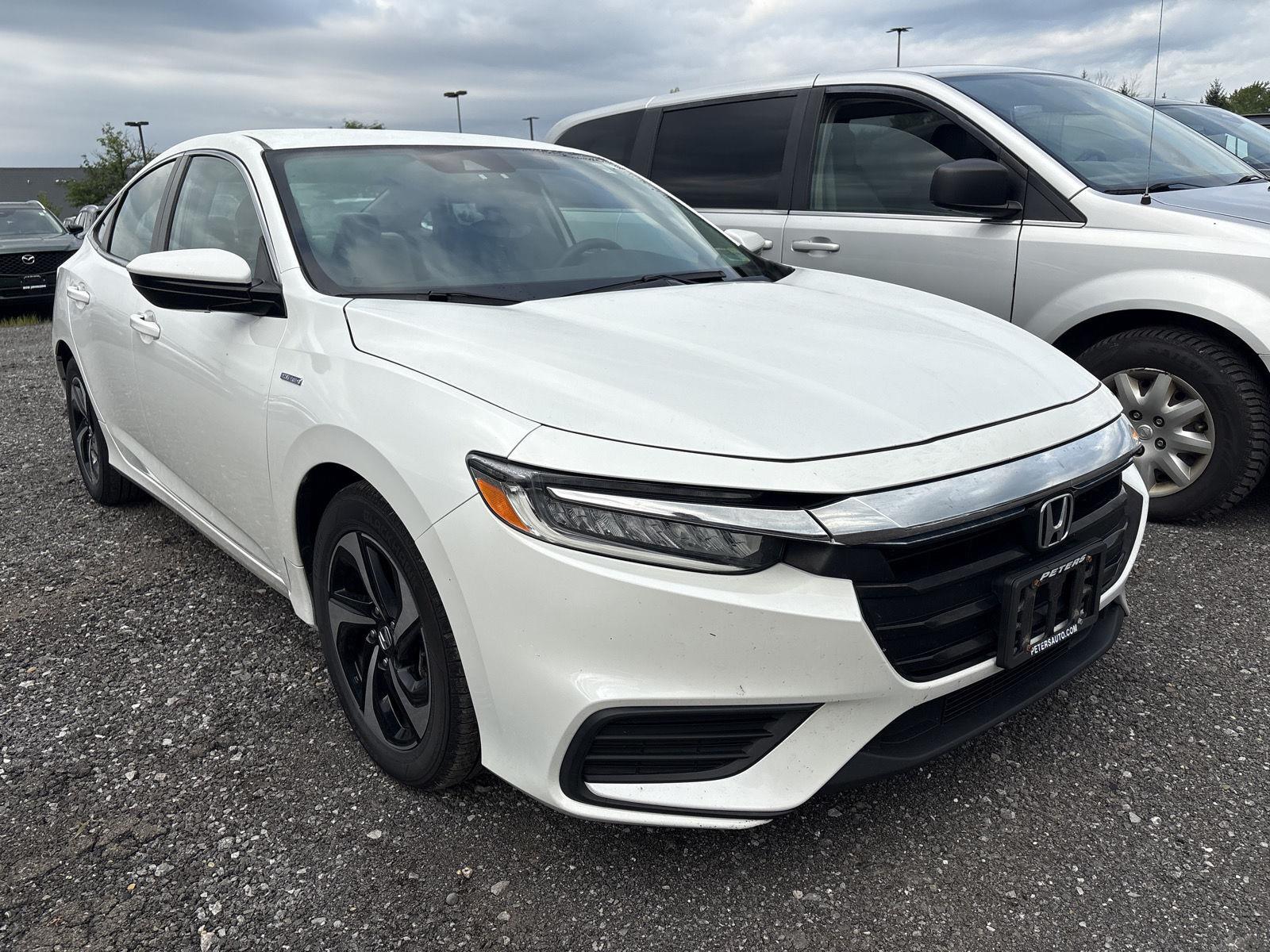 Platinum White Pearl 2022 Honda Insight Sedan Front-Wheel Drive Continuously Variable Transmission