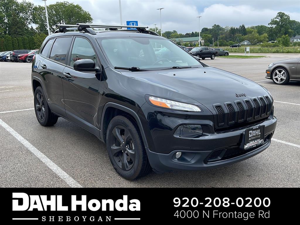 Brilliant Black Crystal Pearlcoat 2015 Jeep Cherokee SUV / Crossover 9-Speed Automatic