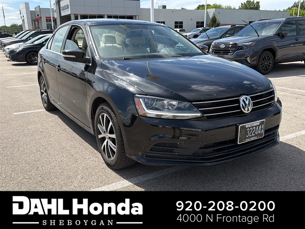 Black 2017 Volkswagen Jetta Sedan Front-Wheel Drive Automatic
